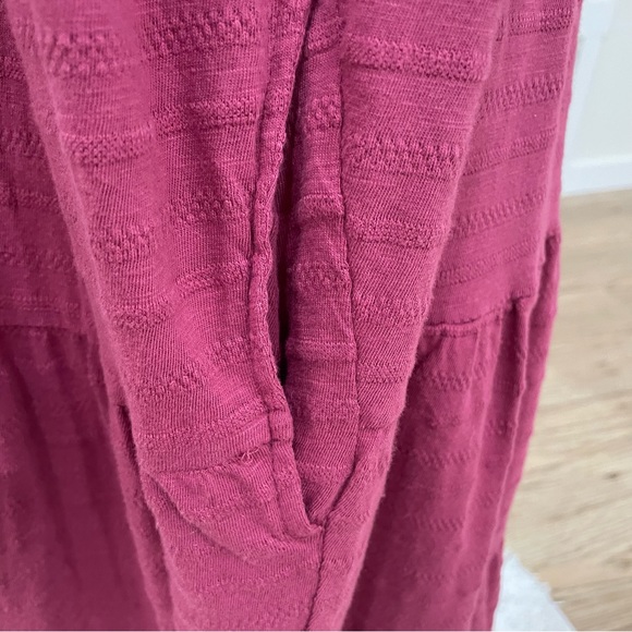 NWT XXL Sleeveless button down, tiered knit purple dress - Picture 3 of 7